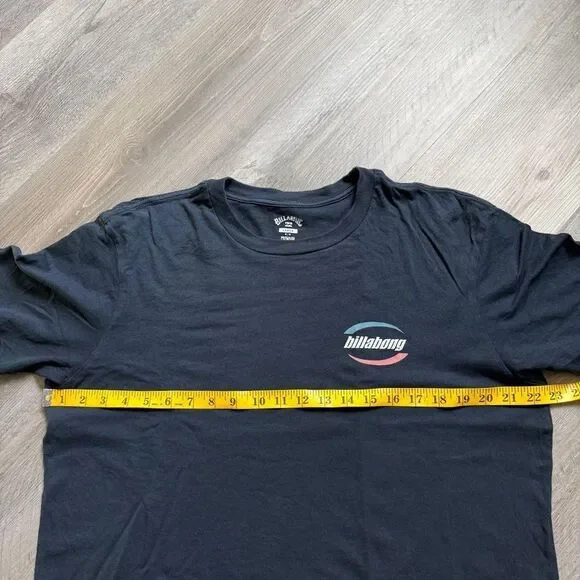 Billabong Short Sleeve Navy Blue Logo Graphic Tee Men’s Large - Picture 7 of 8